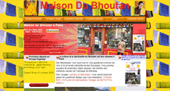 Desktop Screenshot of lamaisondubhoutan.com